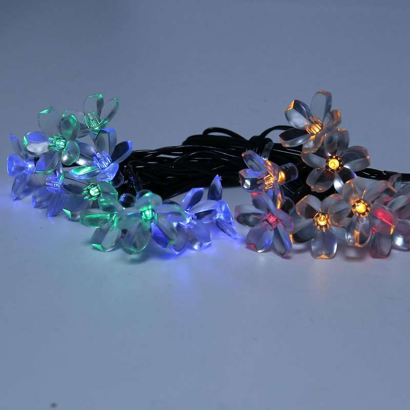 Pendant LED Solar String Lights Solar String Lights Garden for Patio Yard Color