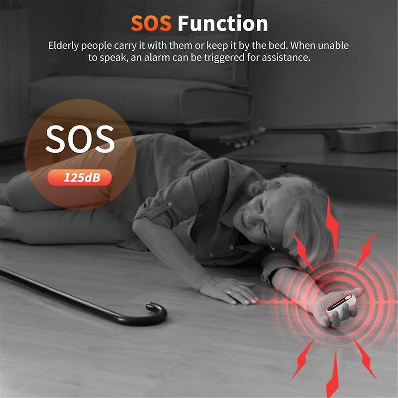 Personal Alarm Self Defense Alarm 125db Personal Defenses Siren for Child Women Security Portable A