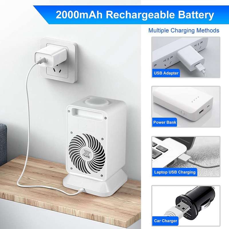 Personal Air Conditioner,portable Evaporative Air Fan Timing & Oscillation Function Humidifier Outd