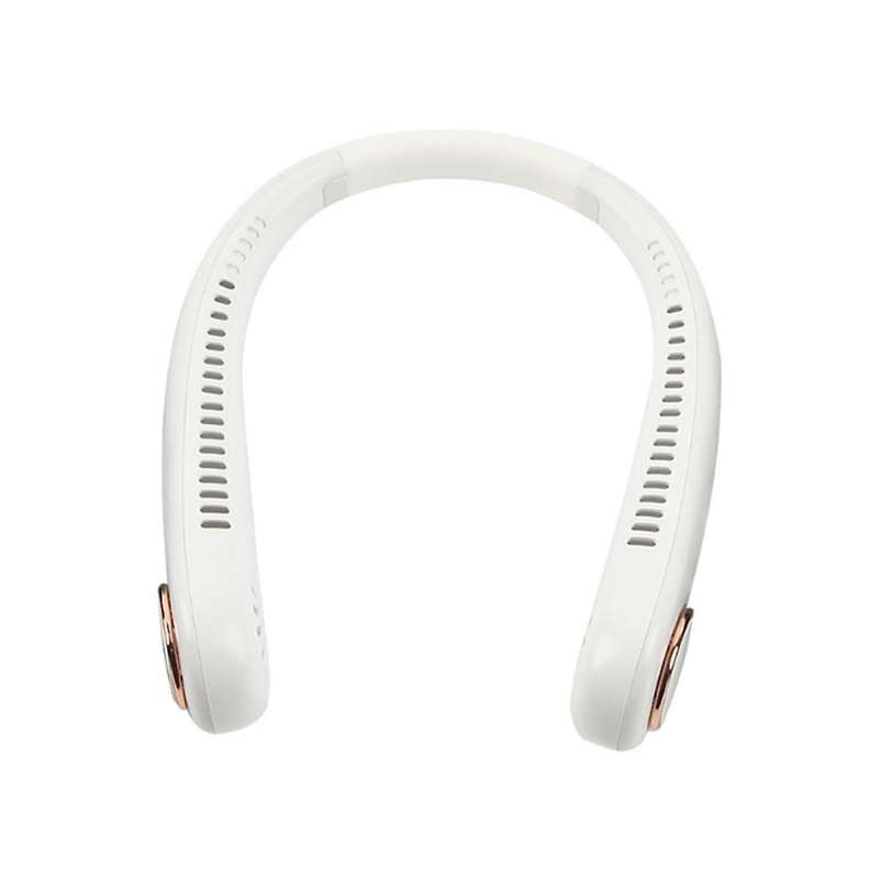Personal Neck Fans, 3 Levels Portable Neck Fan, Usb Rechargeable Neck Fan Bladeless Neck Fan, White