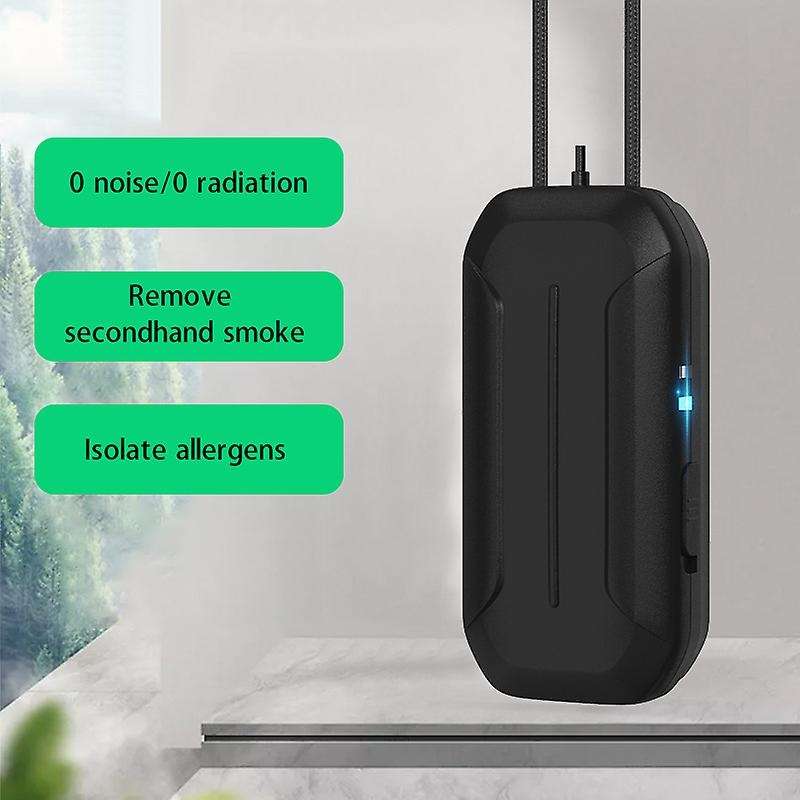 Personal Wearable Mini Portable 580MAh Battery 20 Million Negative Ion Hanging Neck Air Purifier Ca