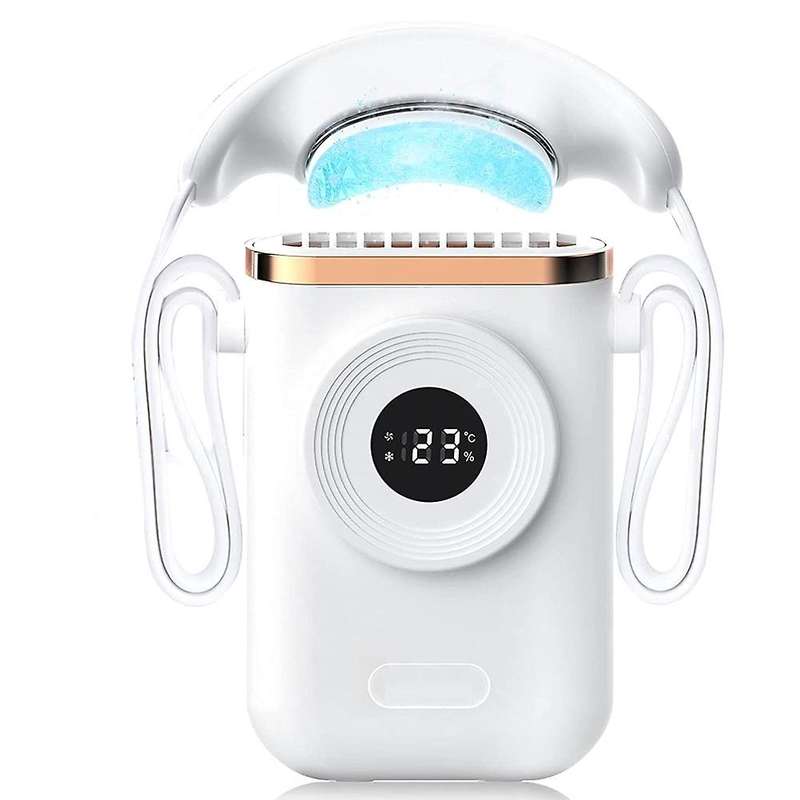 Personal Neck Fans, Portable Mini Fans with 1.5S Quick Cooling Plate, 3 Speed & Rechargeable Necklac