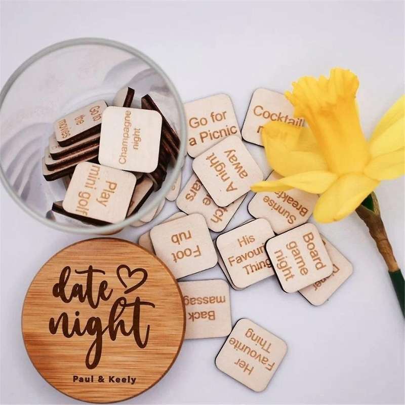 Personalized 32 Ideas Date Night Jar - Couple Night Activity Dating Night Jar
