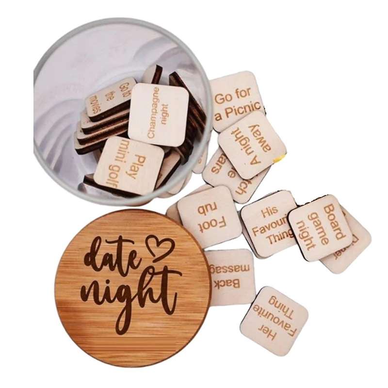 Personalized 32 Ideas Date Night Jar - Couple Night Activity Dating Night Jar