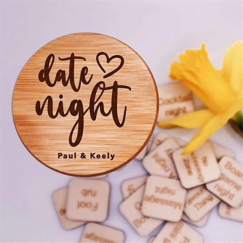 Personalized 32 Ideas Date Night Jar - Couple Night Activity Dating Night Jar