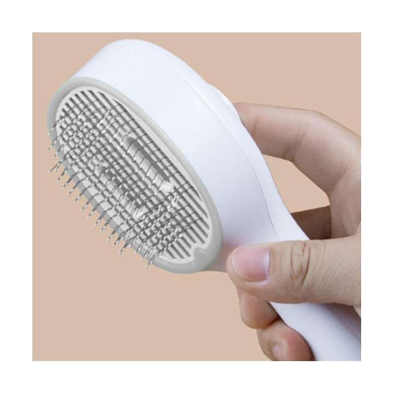 Pet Comb -pet Brush Cleaning Brush for Shedding Dog Cats Grooming Comb Removes Loose Underlayers &