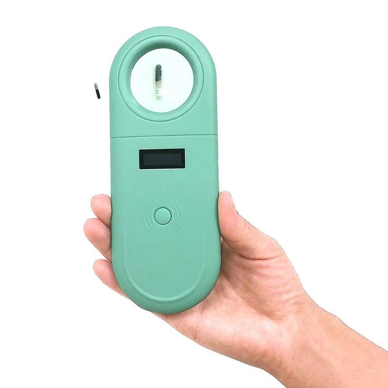 Pet Scanner Handheld Pet ID Reader Portable RFID Reader with LED and Magnifier Function for 134.2Khz