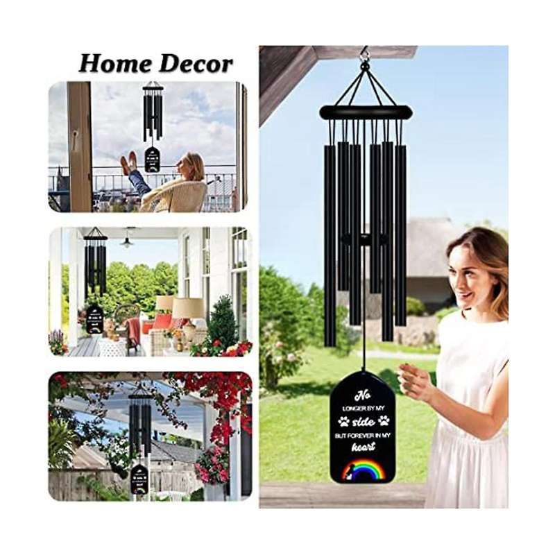 Pet Memorial Wind Chimes,Pet Remembrance Gift in Memory Dog Passing ,Bereavement Windchime for Loss