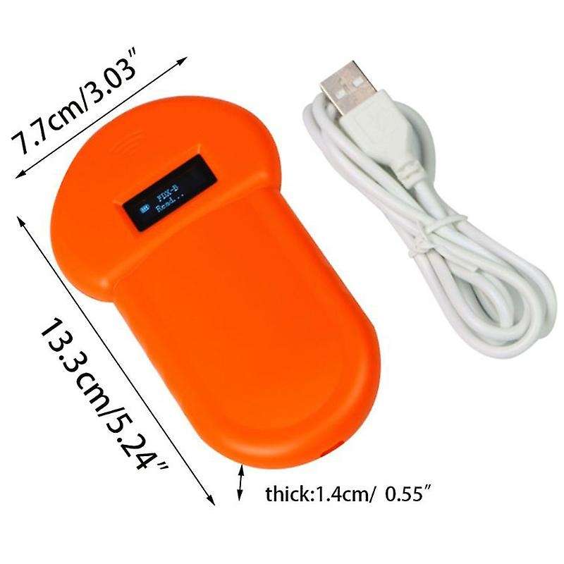 Pet ID Reader Animal Chip Digital Scanner USB Rechargeable Handheld Identification General Applicati