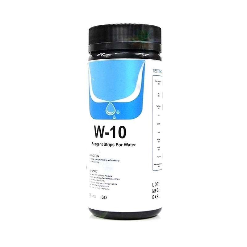 PH and Chlorine 10 In 1, Water Test Paper Swimming Pool, Spa, Aquarium, Fish, PH Value