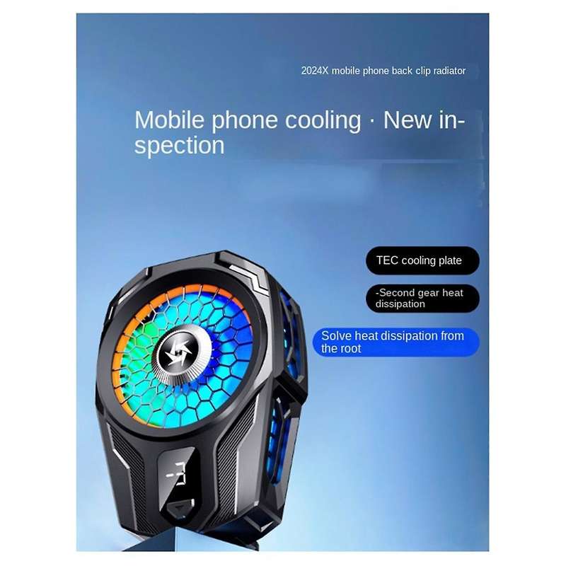 Phone Cooler with Semi-Conductor Cooling Chip Mobile Phone Radiator Rapid Cooling Suitable for Most