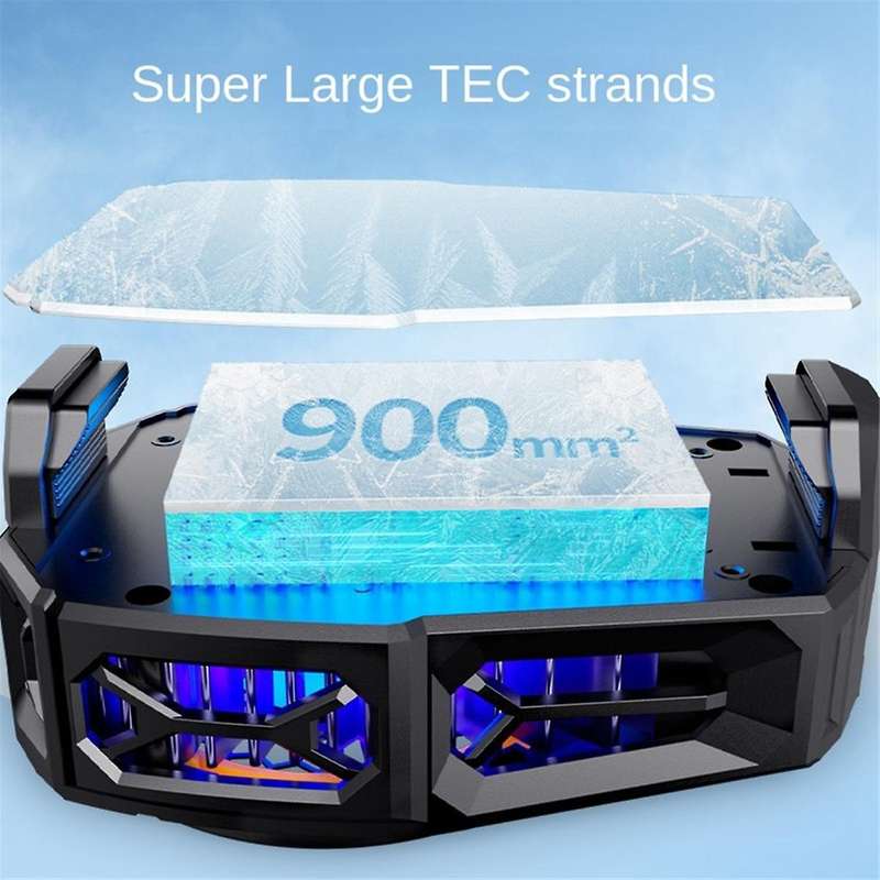 Phone Cooler with Semi-Conductor Cooling Chip Mobile Phone Radiator Rapid Cooling Suitable for Most