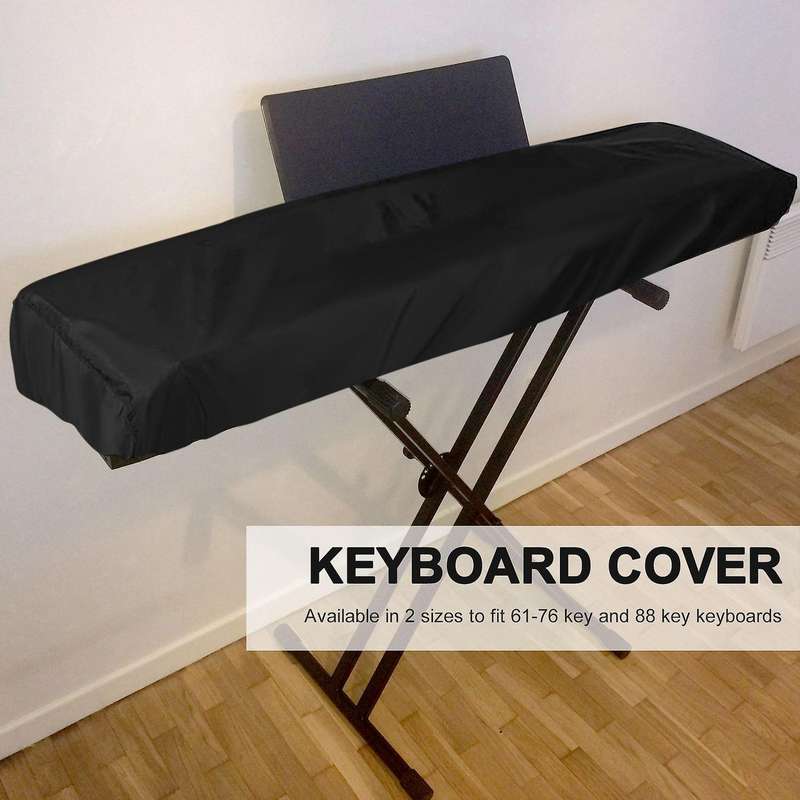 Piano Keyboard Dust Cover for 88 Keys,electric/digital Piano Stretchable Protective Keyboard Cover