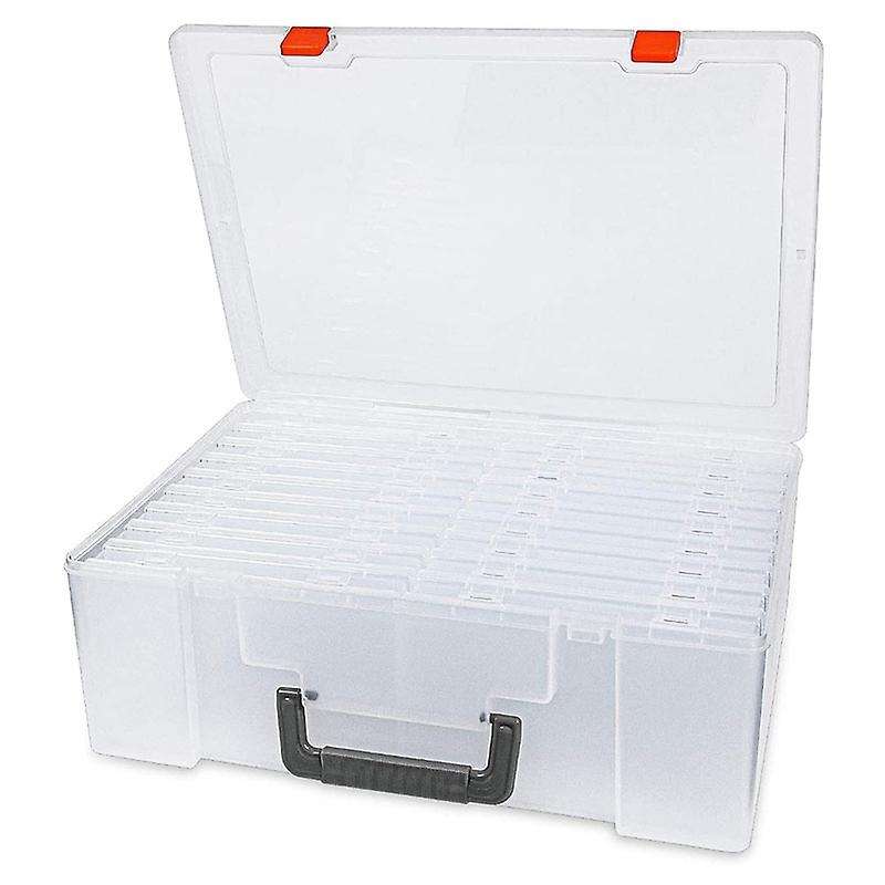 Photo Storage Box 4x6Inch, 18 Inner Photo Case Photo Organizer Acid-Free Photo Box Storage Photo Kee