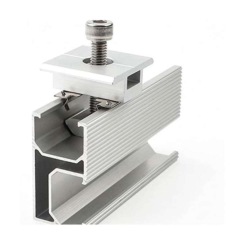 Photovoltaic Support Aluminum Alloy Medium Pressure Block Slider 40mm for Connecting and Fixing Sol