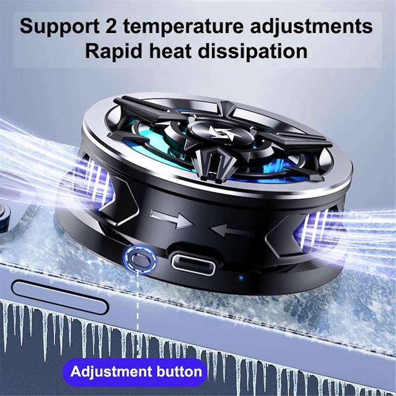 Phone Cooler Fast Cooling Game Gear Adjustable Semiconductor Cooling Fan Radiator for Smartphone Ph