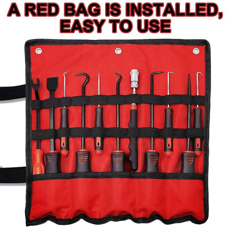 Pickaxe and Hook Kit for Removing Automotive Electronic Repair Hose Gasket Oil Seal Screwdriver Pul