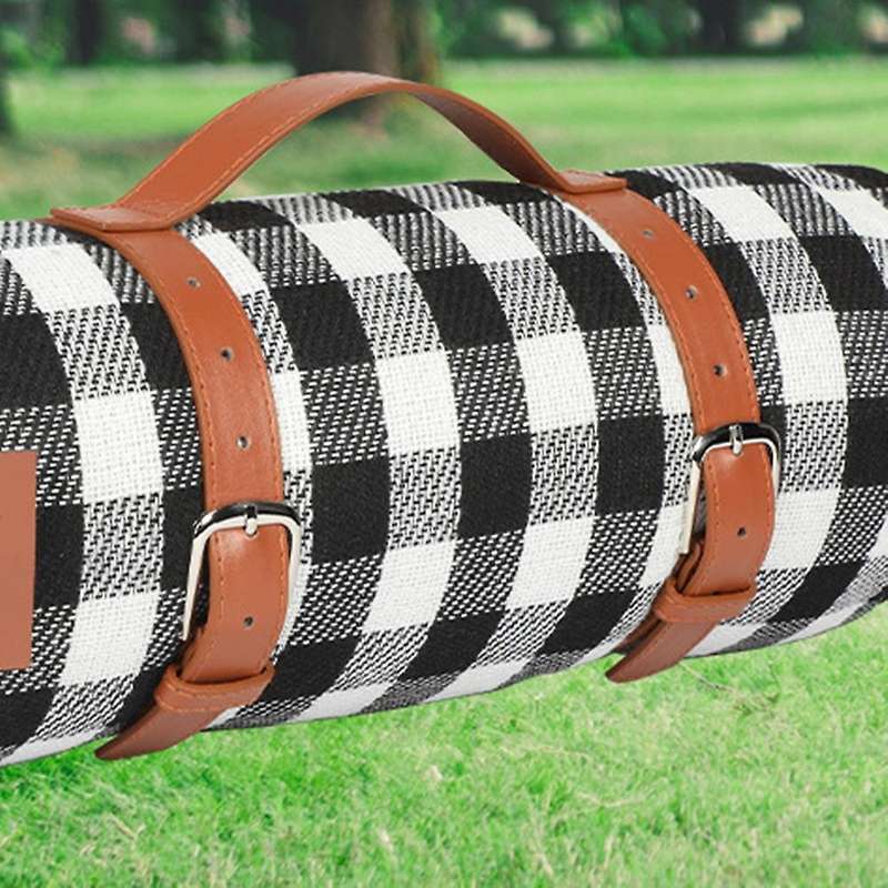 Picnic Blanket with Waterproof Backing Outdoor Blanket Foldable Picnic Mat of Beach Family Park Camp