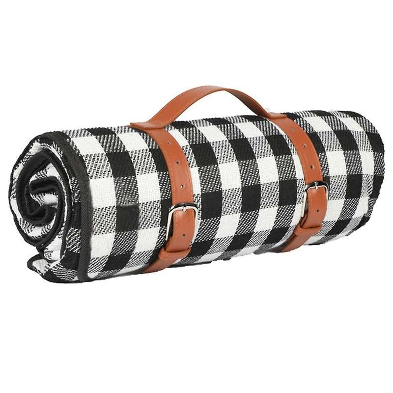Picnic Blanket with Waterproof Backing Outdoor Blanket Foldable Picnic Mat of Beach Family Park Camp