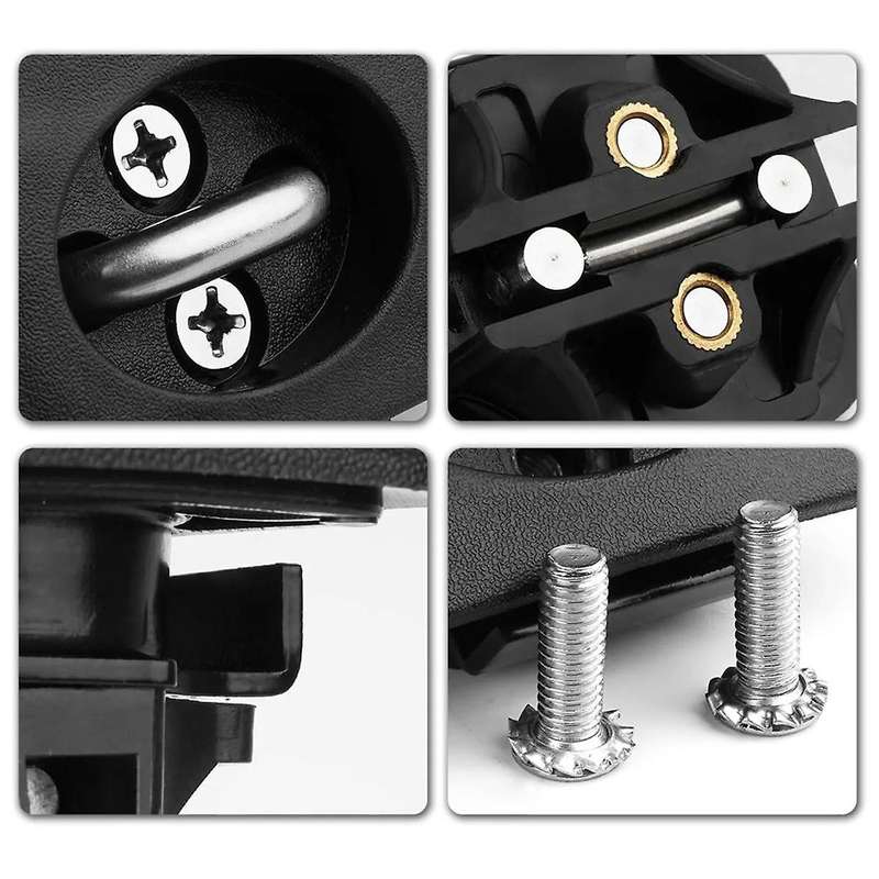 Pickup Truck Retractable Bed Tie Down Anchors for F250 Super Duty 98-14 99-13 RAM 95-08