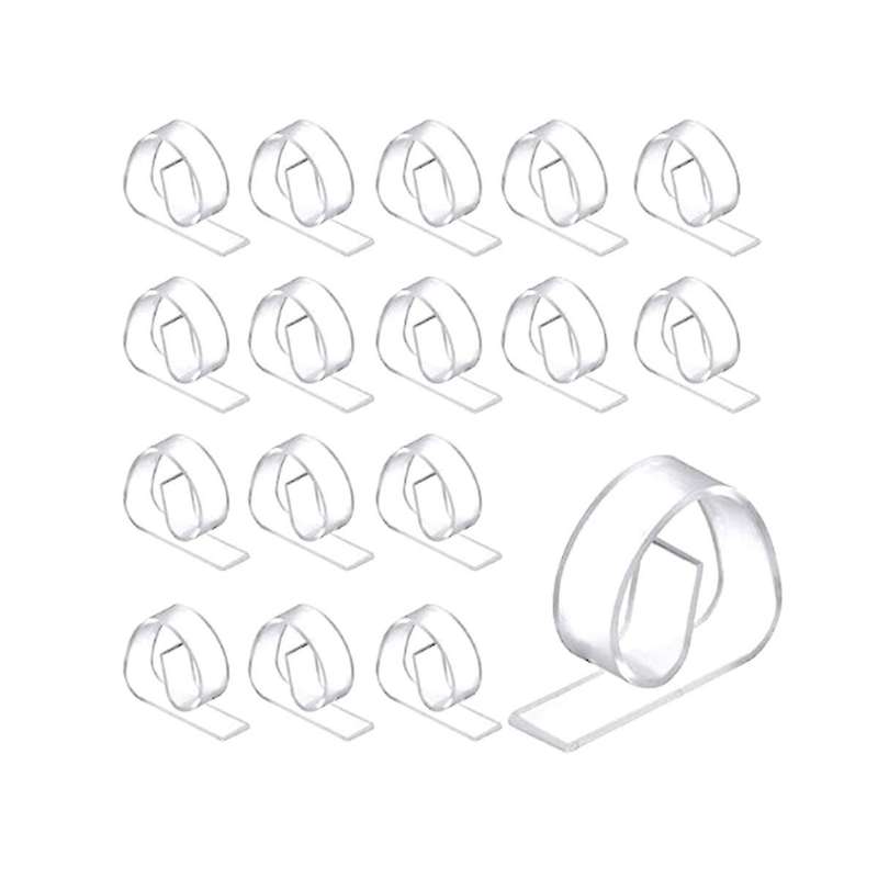 Picnic Tablecloth Clips Plastic Clear Tablecloth Cover Clips, Table Cover Holder for Kitchen Restaur