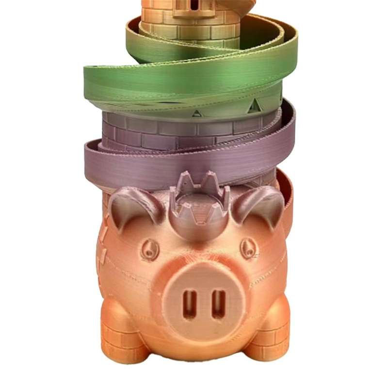 Piggy Bank for Boys, Plastic Piggy Bank Girls Toy, Coin Bank Safe for Kids, Pig-Shaped Money Bank fo