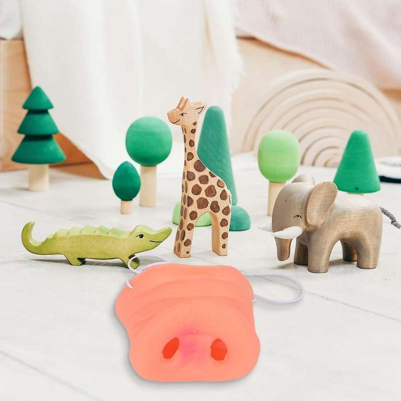 Pig Nose Costume Rubber Snout Adult Child Funny Tricks Gifts