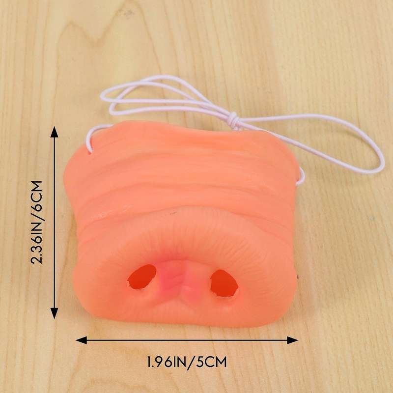Pig Nose Costume Rubber Snout Adult Child Funny Tricks Gifts