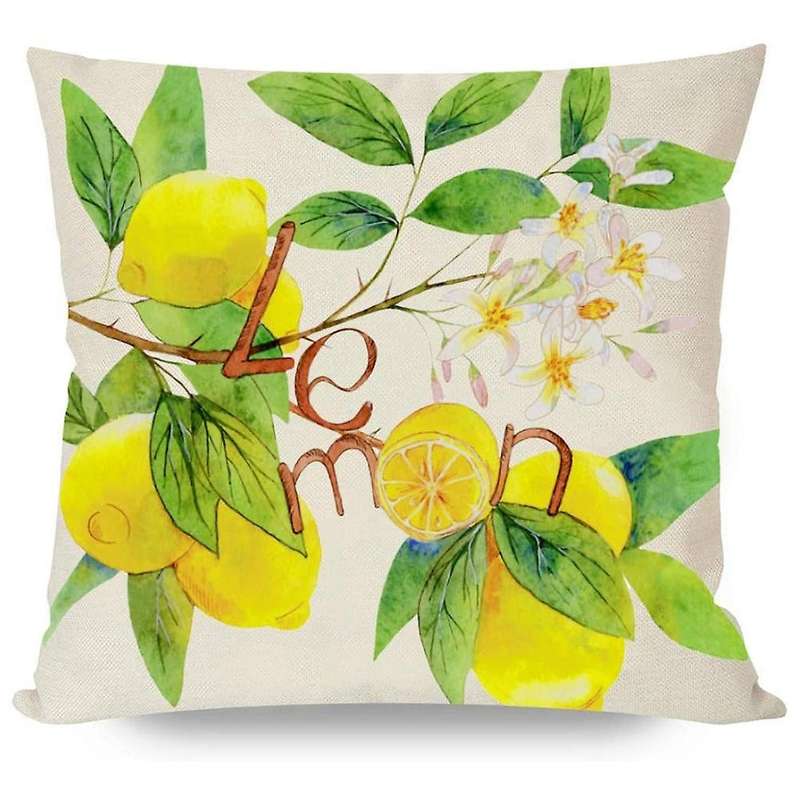 Pillow Covers 18X18 Inch Set of 4, Spring Pillow Covers, Farmhouse Decorative Pillow Case,for Couch