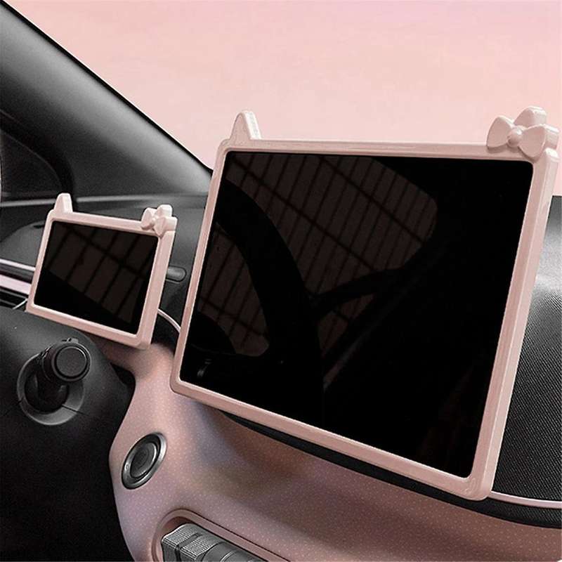 Pink Car Navigation Screen Protective Frame Trim Cover for Dolphin Mini / for Seagull