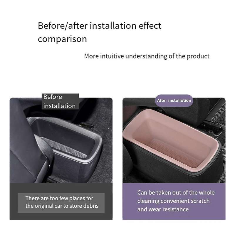 Pink Car Rear Storage Box Organizer Box Storage Box for Dolphin Mini / Seagull