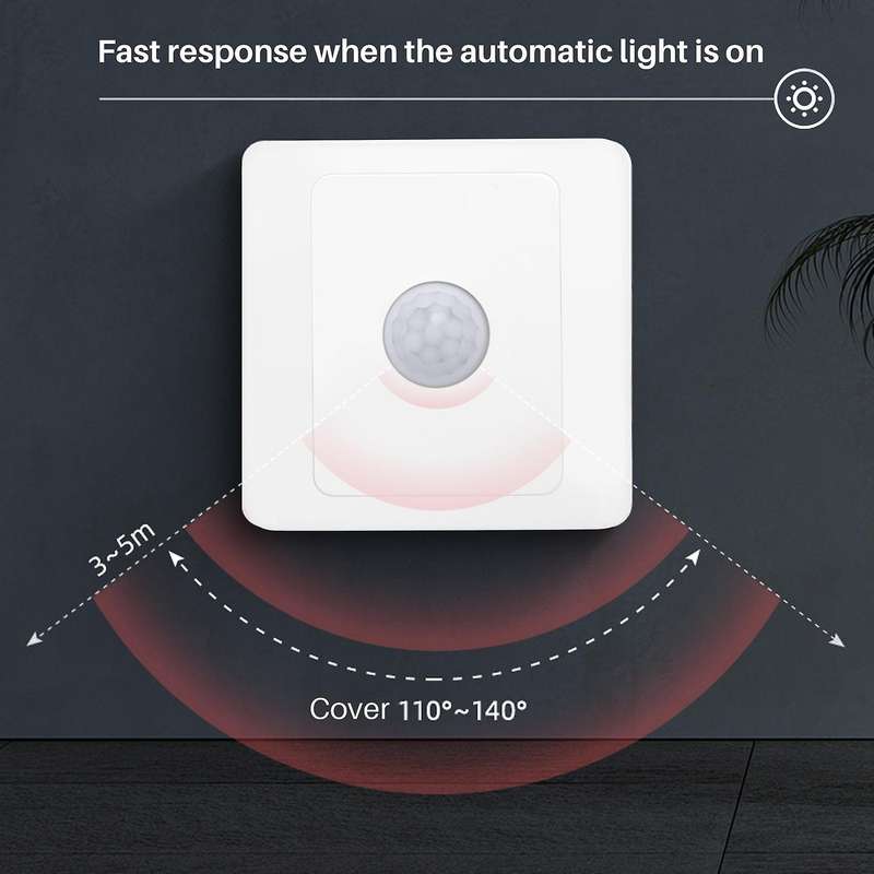 PIR Infrared Motion Sensor Switch 220V Auto Control LED Lamp Lighting Switch Smart Body Induction De