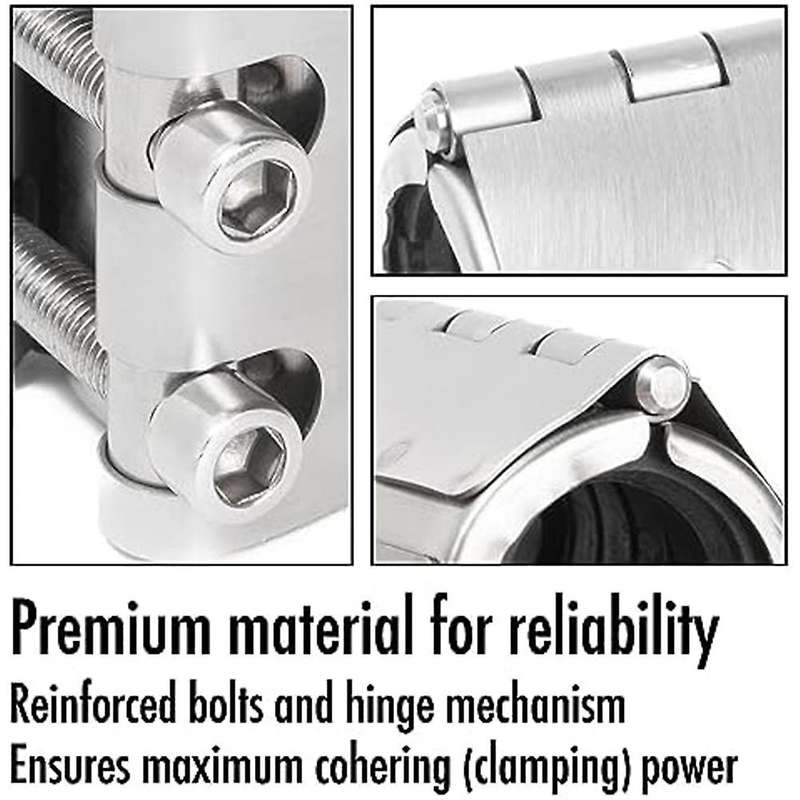 Pipe Repair Clamp for 1 Inch Pipes, Leak Sealer,emergency Pipe Repair Kit for Plastic and Metal Pipe
