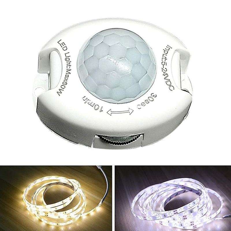 Pir Infrared Motion Sensor Detector Dc5-24v Auto On Off Timer Switch Home Led Light Body Pir Motion