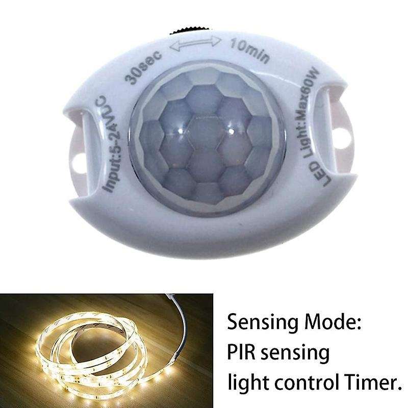 Pir Infrared Motion Sensor Detector Dc5-24v Auto On Off Timer Switch Home Led Light Body Pir Motion
