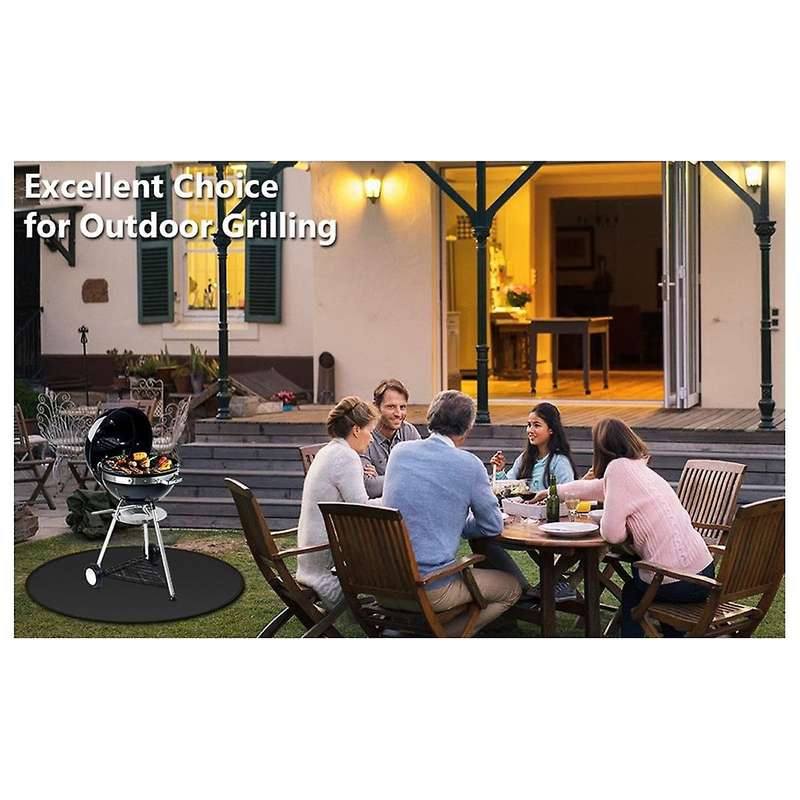 Pit Mat for Bonfire, Oil-Proof Waterproof BBQ Pad for Deck Patio Grass Outdoor Grill Accessories
