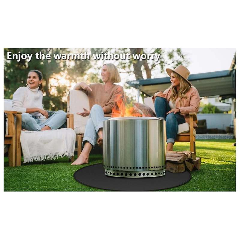 Pit Mat for Bonfire, Oil-Proof Waterproof BBQ Pad for Deck Patio Grass Outdoor Grill Accessories
