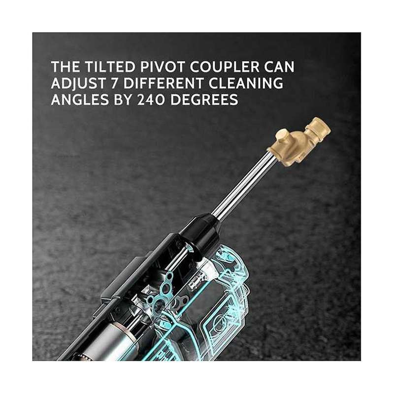Pivoting Coupler for Pressure Washer Nozzle Gutter Cleaner Attachment for Gutter Cleaning 240 Degree