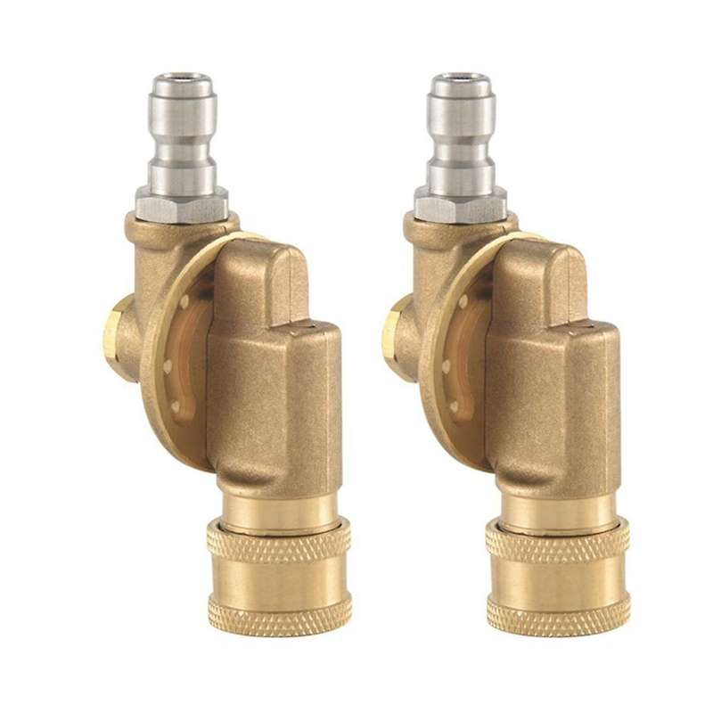 Pivoting Coupler for Pressure Washer Nozzle Gutter Cleaner Attachment for Gutter Cleaning 240 Degree