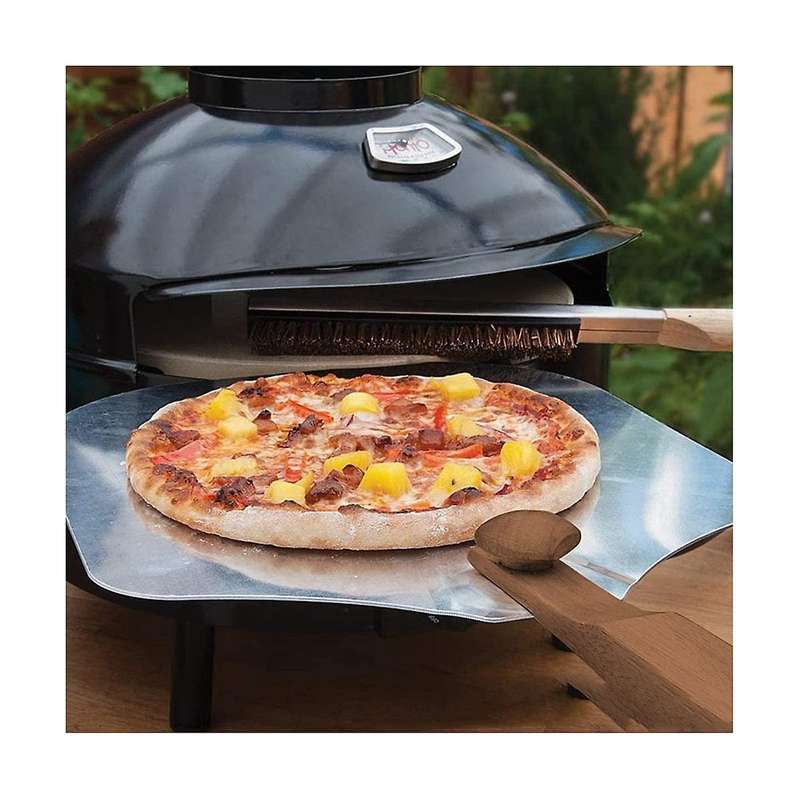 Pizza Oven Brush Barbecue Brushes Wooden Handle Grill Scraper Pizza Stone Cleaning Brush Household