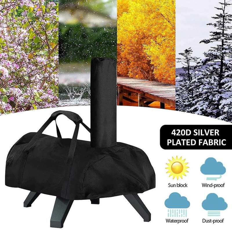 Pizza Oven Cover for 12 Portable Pizza Oven Cover 420D Fabric Waterproof Pizza Oven Cover Heavy Dut