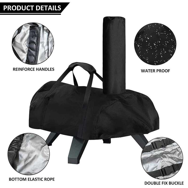 Pizza Oven Cover for 12 Portable Pizza Oven Cover 420D Fabric Waterproof Pizza Oven Cover Heavy Dut