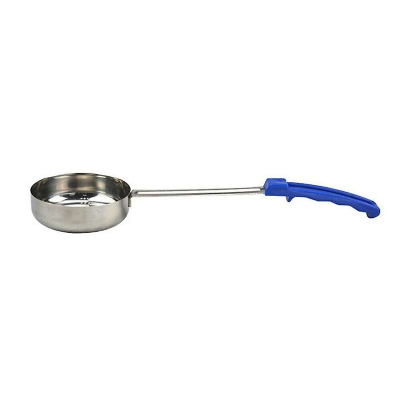 Pizza Spread Sauce Ladle Rubber Handle Flat Bottom Kitchen Cooking Spoon Stainless Steel Measuring S