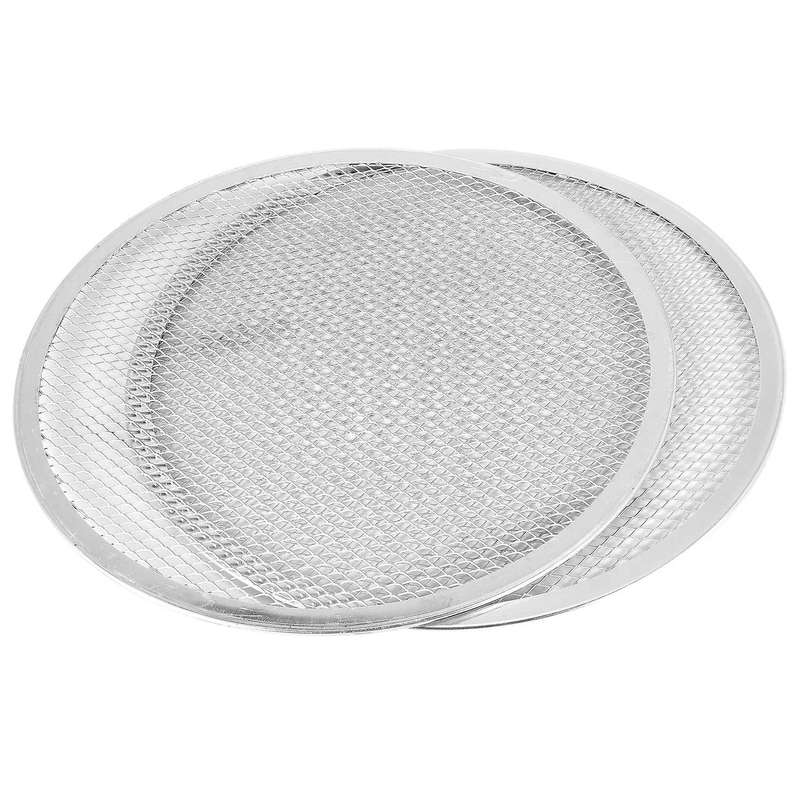 Pizza Screen, Pizza Pan,pizza Pan for Oven, Pizza Tray, 12 Inch Seamless-rim Aluminum Non Stick Piz