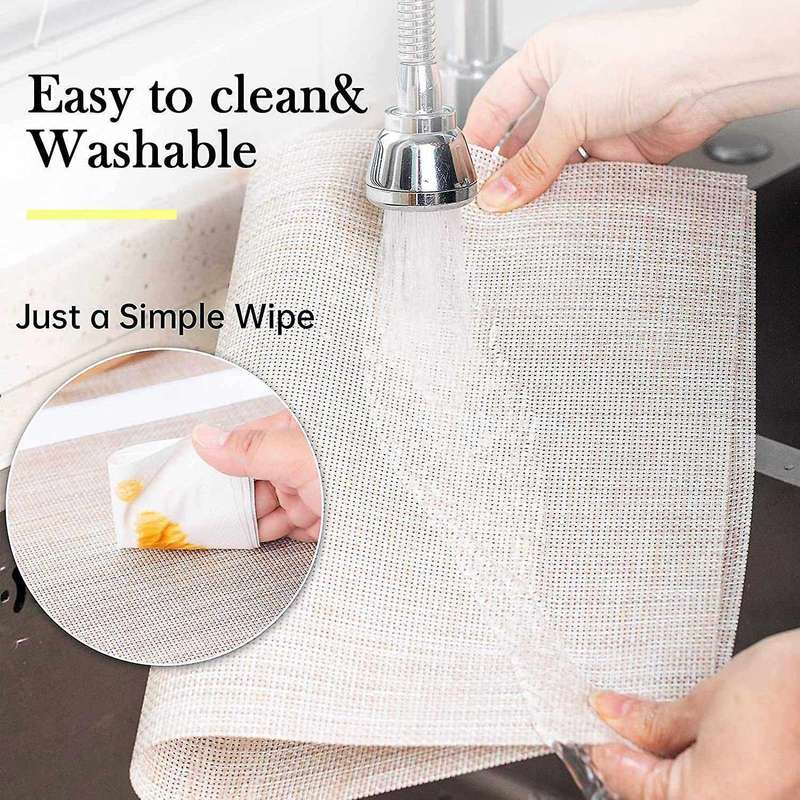 Placemats, 8 Heat Resistant Stain Resistant Anti-water Non- Placemats for Dining Table, Washable (b