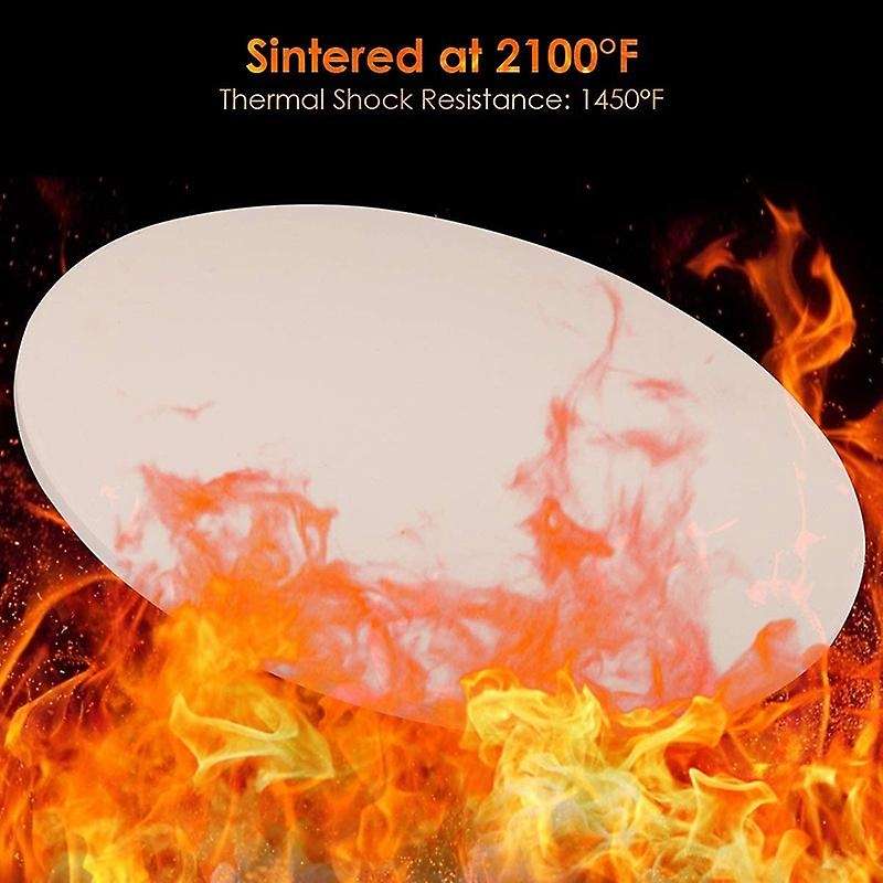 Pizza Stone, Round Pizza Stone for and Oven, Making Pizza, Steak,thick Inch Cordierite Pizza Pan,co