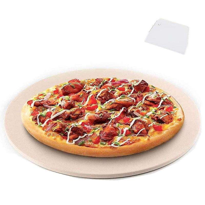 Pizza Stone, Round Pizza Stone for and Oven, Making Pizza, Steak,thick Inch Cordierite Pizza Pan,co