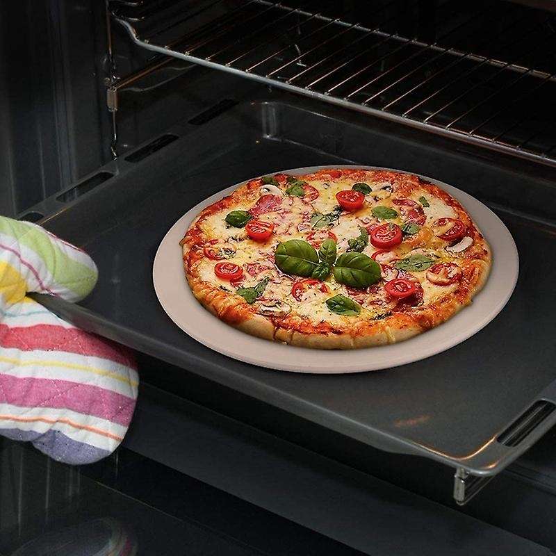 Pizza Stone, Round Pizza Stone for and Oven, Making Pizza, Steak,thick Inch Cordierite Pizza Pan,co