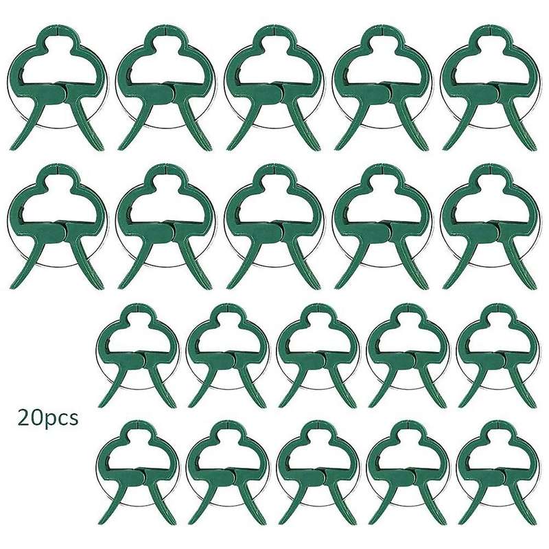 Plant Fixed Clips Reusable Garden Stem Vines Clamps Greenhouse Support Fastener Plant Climbing Wall