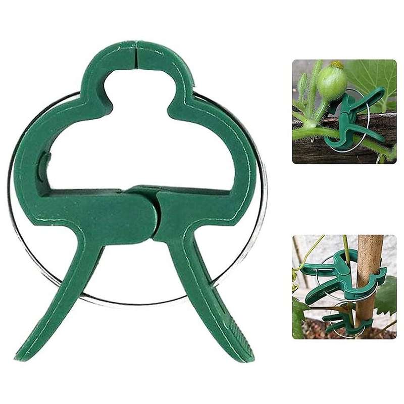 Plant Fixed Clips Reusable Garden Stem Vines Clamps Greenhouse Support Fastener Plant Climbing Wall